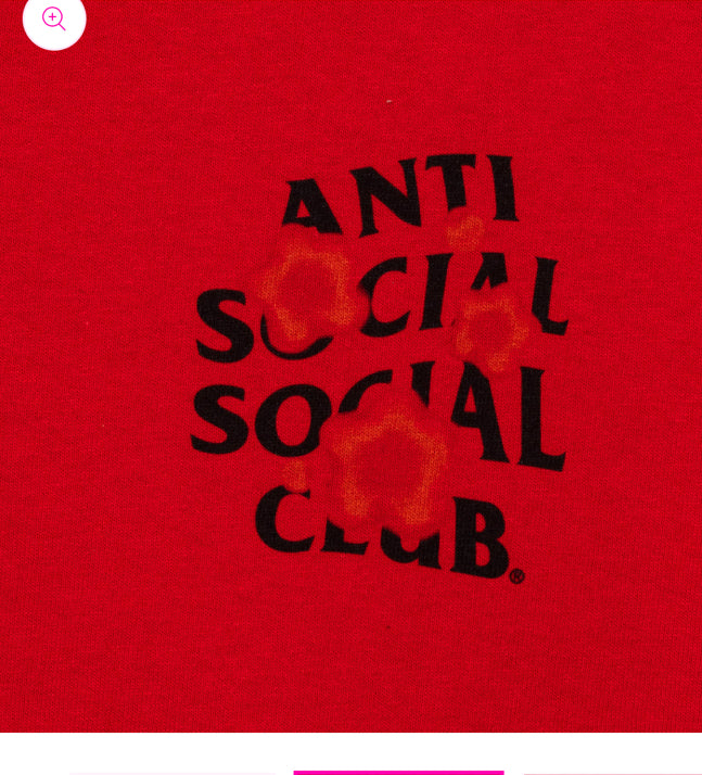 ANTI SOCIAL CLUB-Seeing the Feeling Red Tee