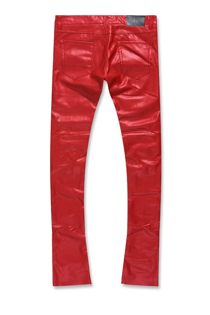 JORDAN CRAIG-ROSS STACKED - THRILLER CARGO PANTS (RED)-JRF1218