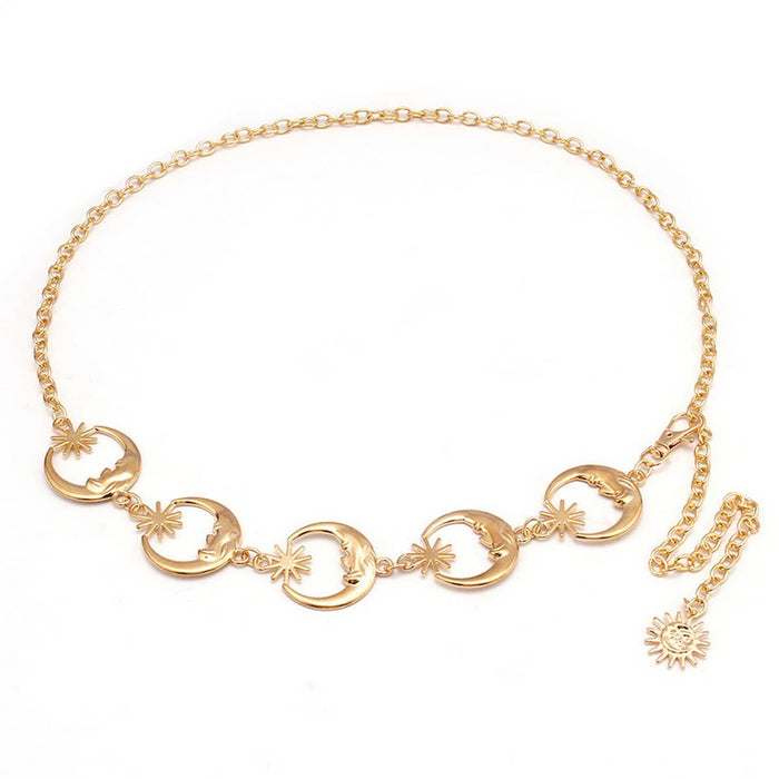 Metal Sun Body Chain