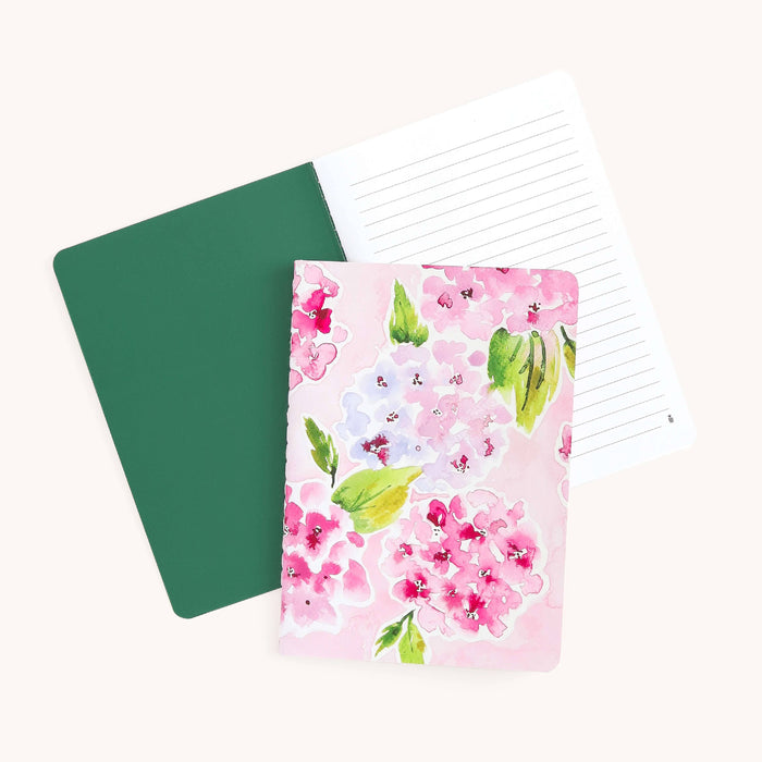 Mini Notebook - Blush Hydrangea