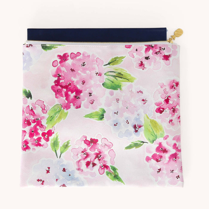 Planner Pouch - Blush Hydrangea