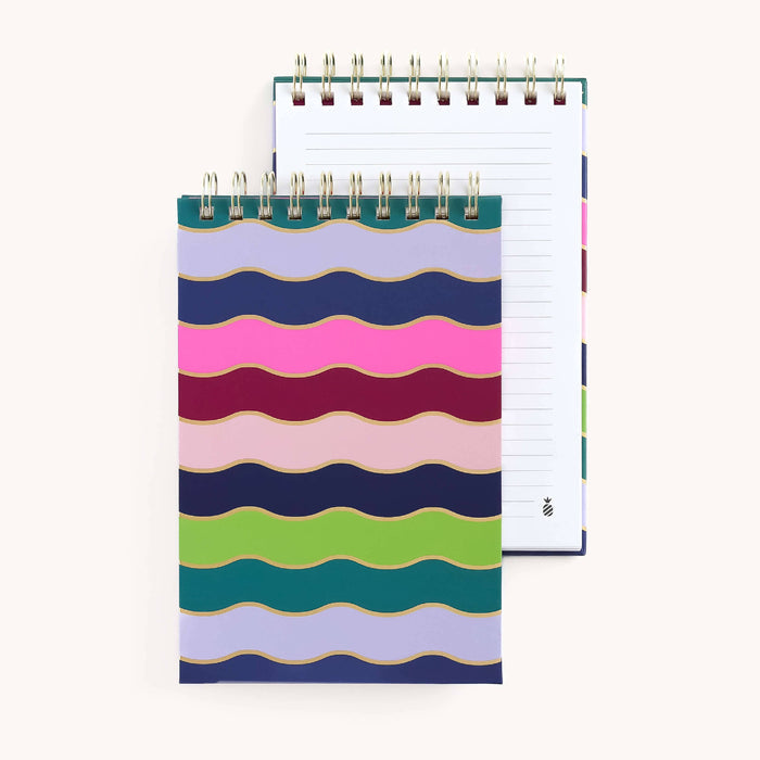Top Spiral Notebook - Rainbow Row