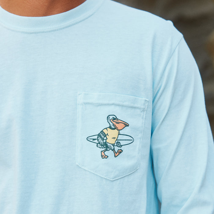 Turning Tides Long Sleeve Pocket Tee