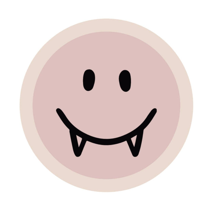 Vampire Smiley Face Pillow - Halloween