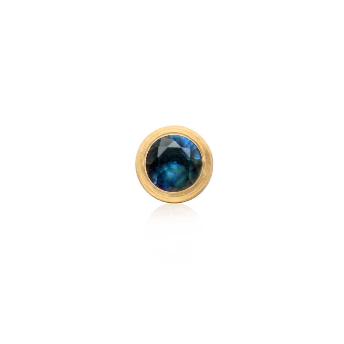 Birthstone Stud Earring (Gold)
