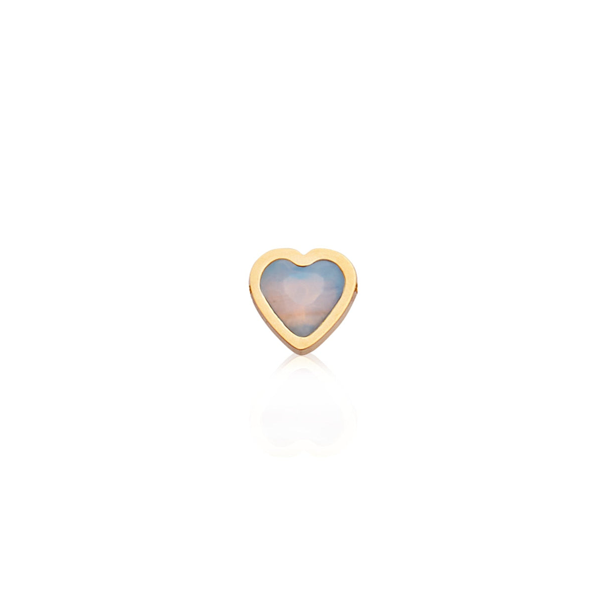 Made Mine Charms - Heart Birthstone Charms (Gold)