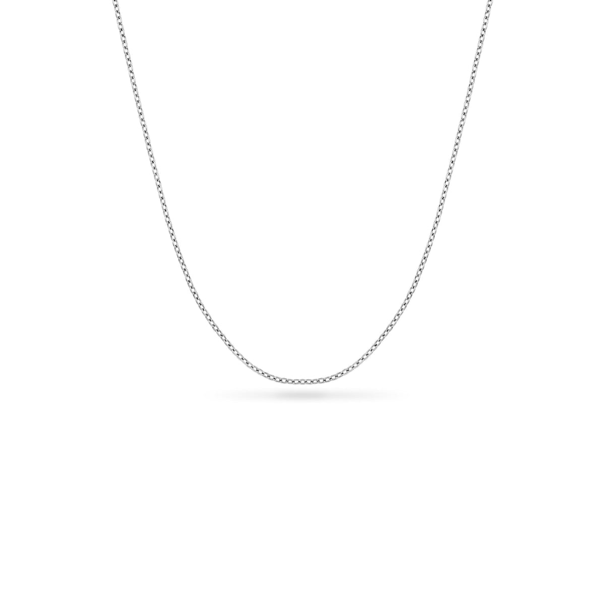 Floating Charm Heart Locket Necklace (Silver)