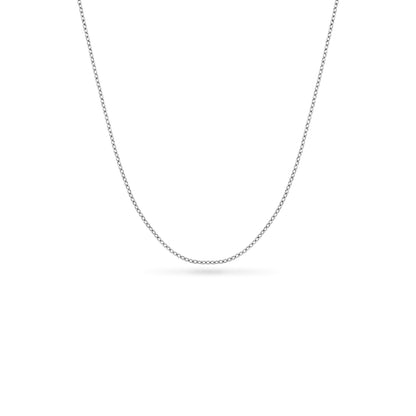 Layering Fine Chain Necklace 14-16 in (Silver) - Sterling Silver