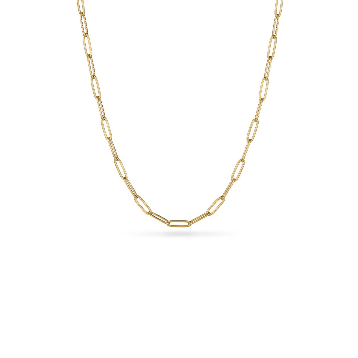 Pale Pink Opal Heart Necklace (Gold)