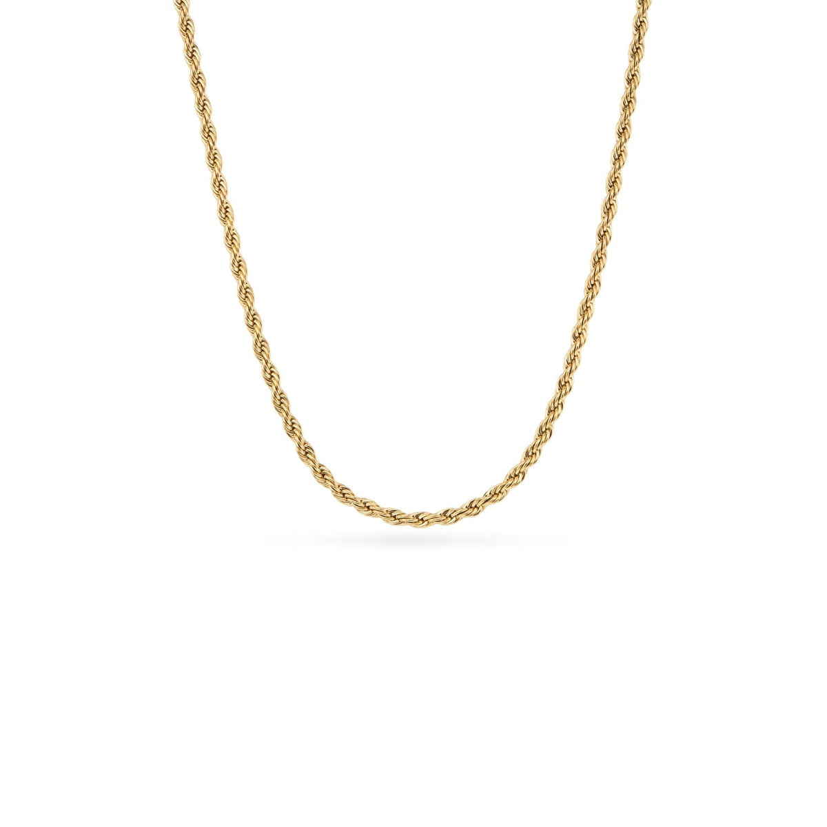 Pale Pink Opal Cushion Necklace (Gold)