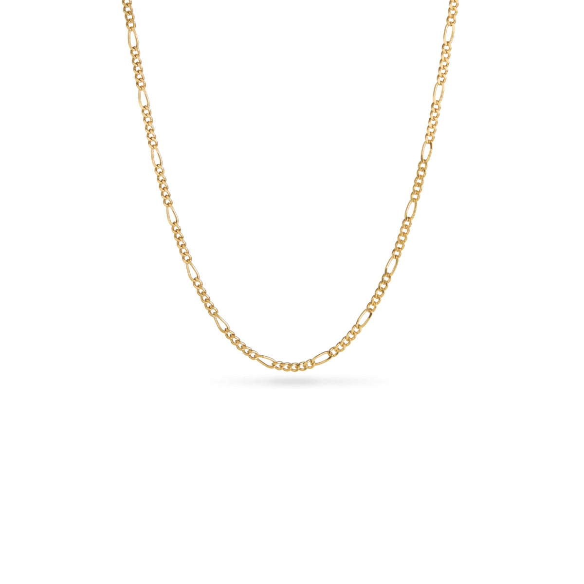 Double Heart Token Fingerprint Necklace (Gold & Silver)