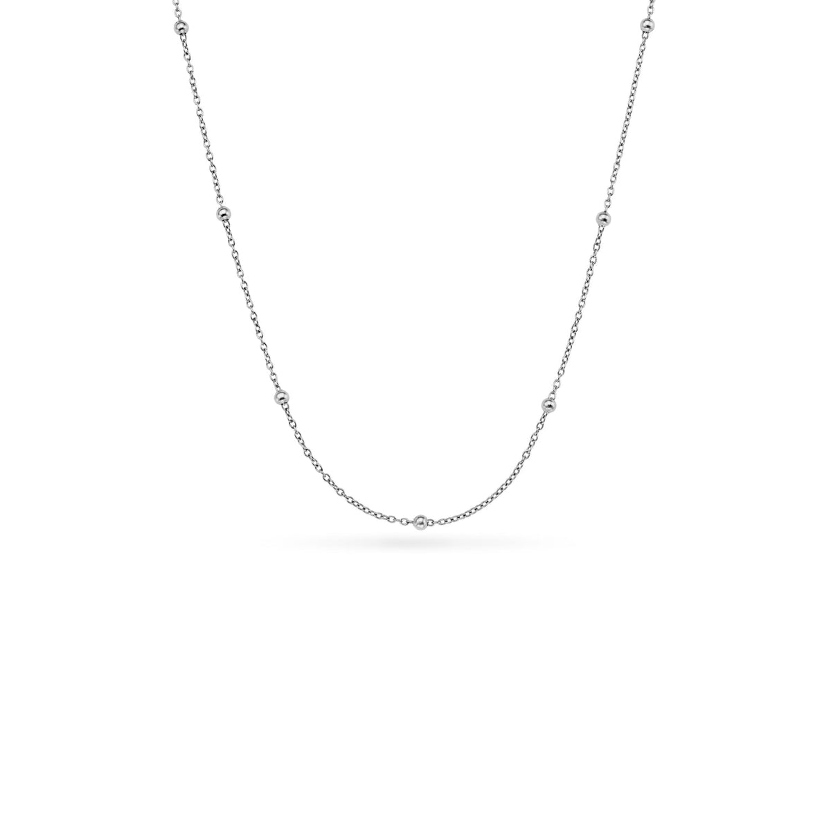 Fingerprint Written In The Stars Tag Necklace (Silver)