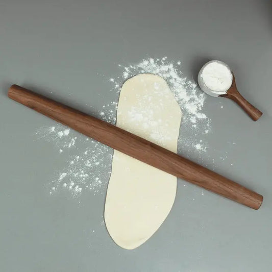 17.5" Walnut Wood French Tapered Rolling Pin