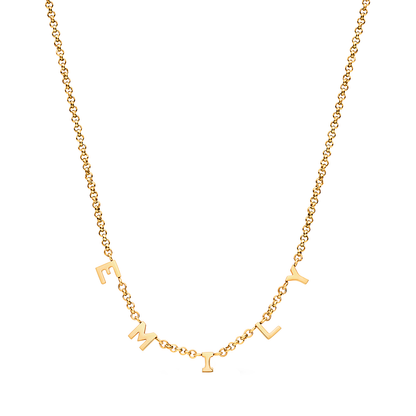Made Mine Name Necklace (Gold)