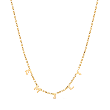 Made Mine Name Necklace (Gold)