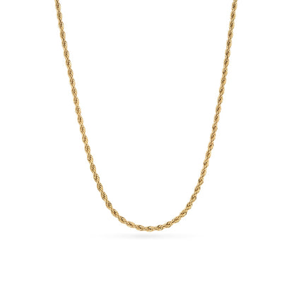 Organic Fingerprint Droplet Necklace (Gold)