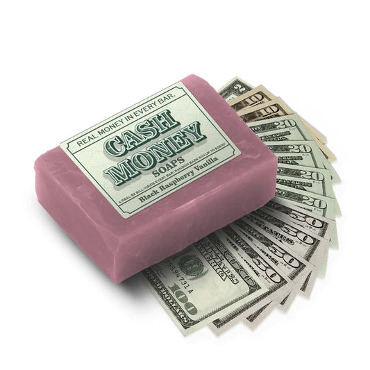 2-Pack of Black Raspberry Vanilla Cash Money Soaps Made in USA