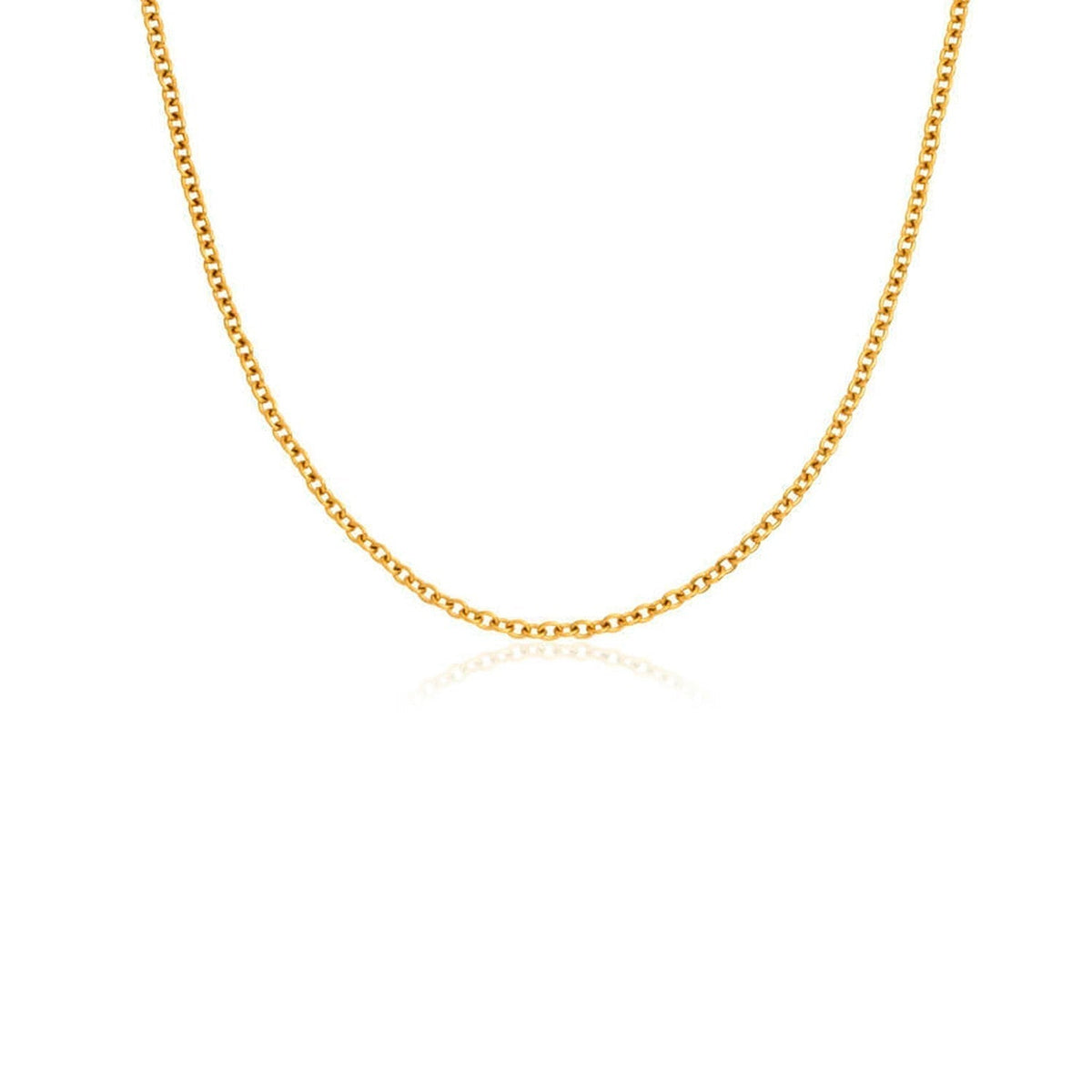 Mini Written In The Stars Initial Tag Necklace (Gold)