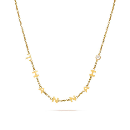 Made Mine Name Necklace (Gold)