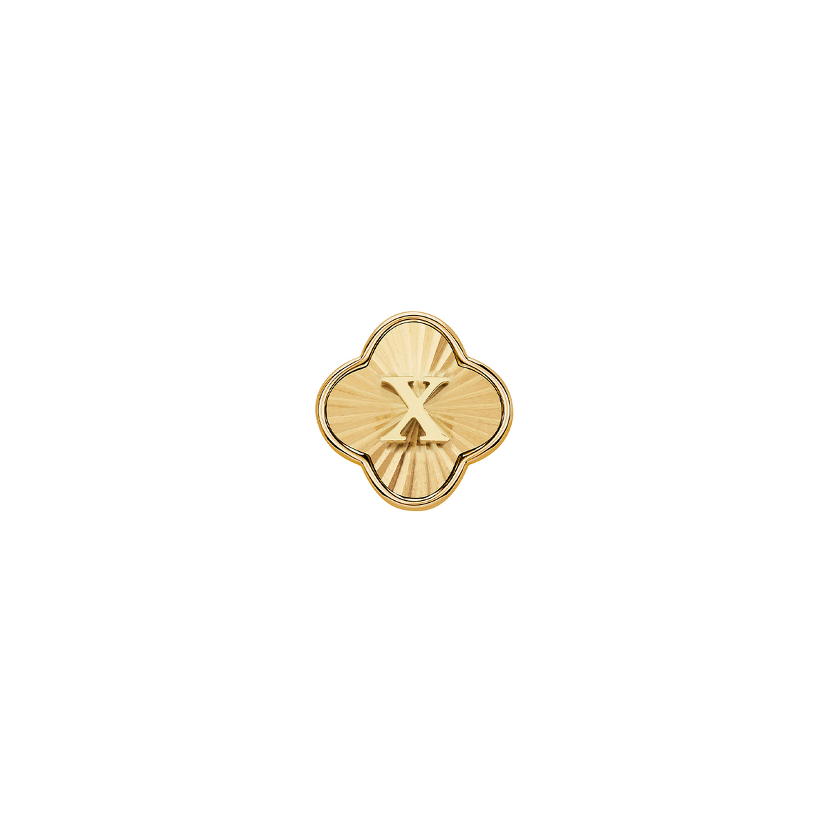 Pearl Clover Charms (Gold) - Heart