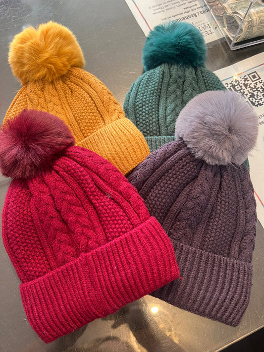 Knit Pom Beanie