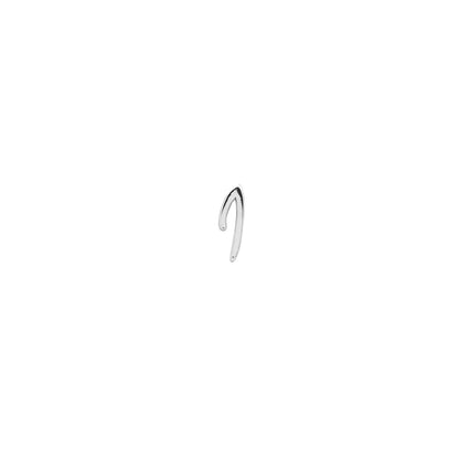Signature Initial Stud Earring (Silver)