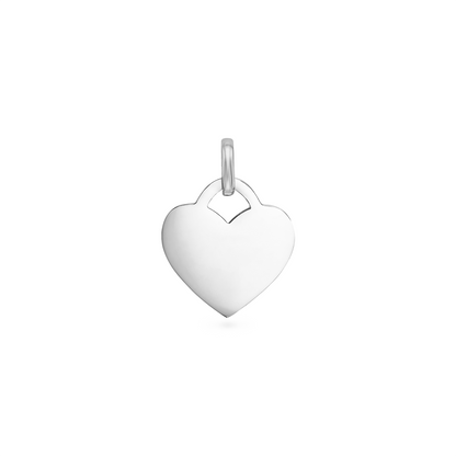 Double Heart Token Necklace (Gold)