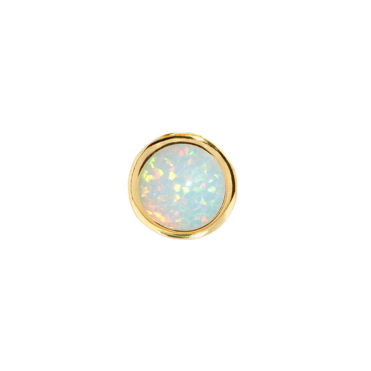 Birthstone Huggie Charm (Gold)