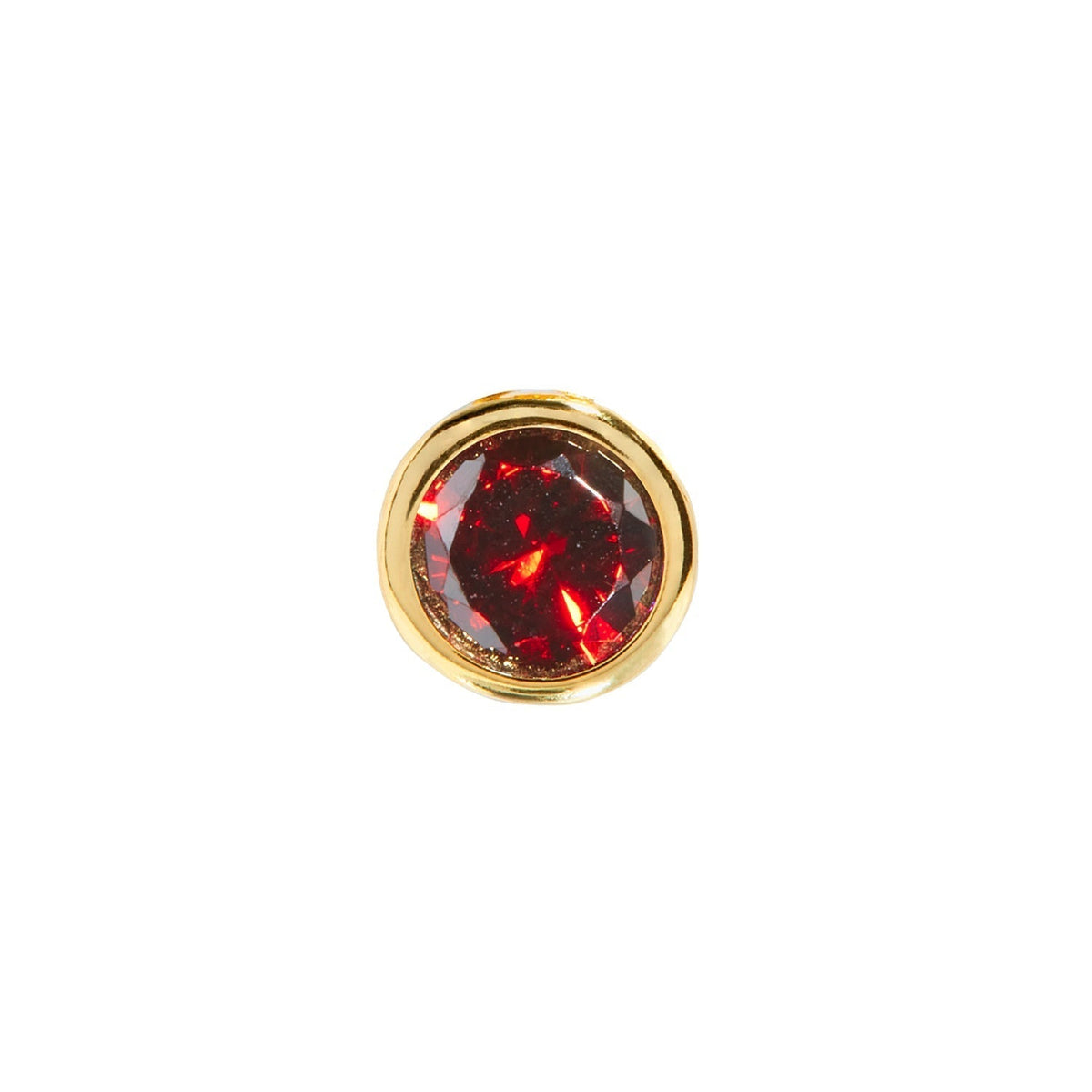 Double Initial Icon - Birthstone (Gold)