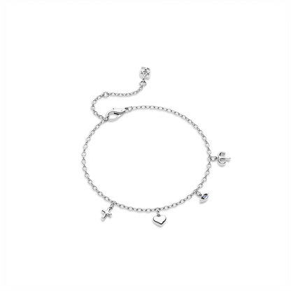 Made Mine Fine Charm Bracelet (Silver)