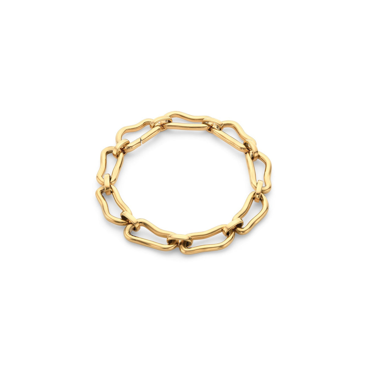 Molten Link Bracelet (Gold)