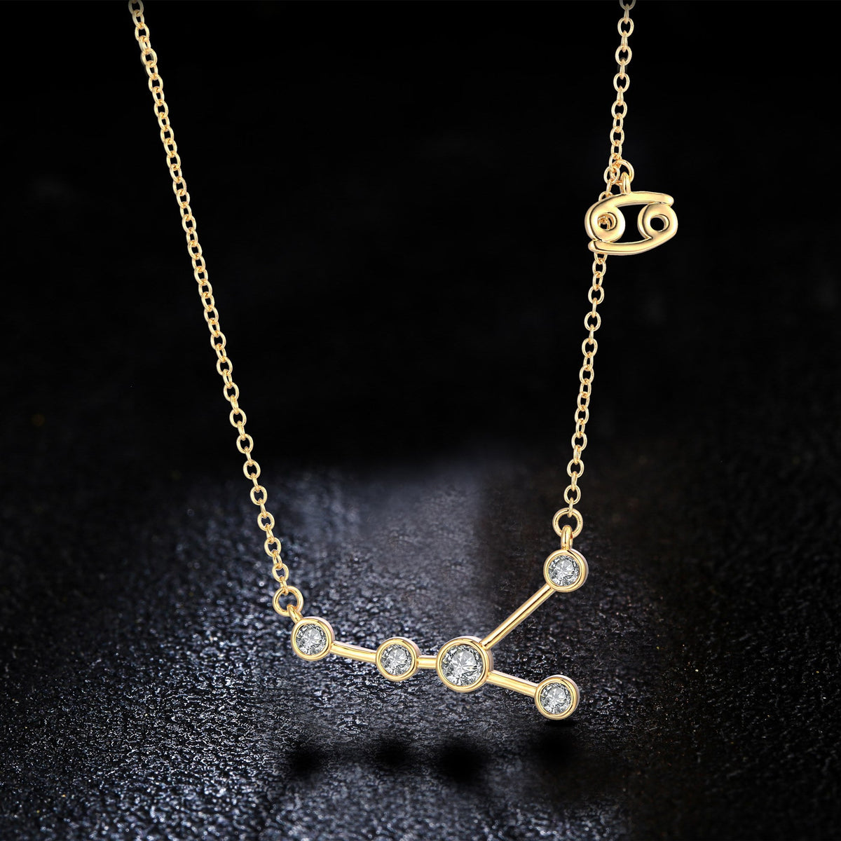 18K Gold Plated Zodiac Constellation Necklace