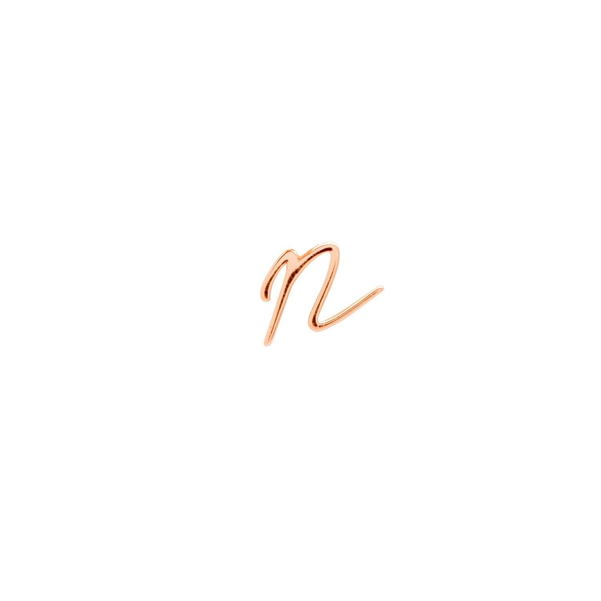 Made Mine Charms - Script Initial Charms (Rose Gold)