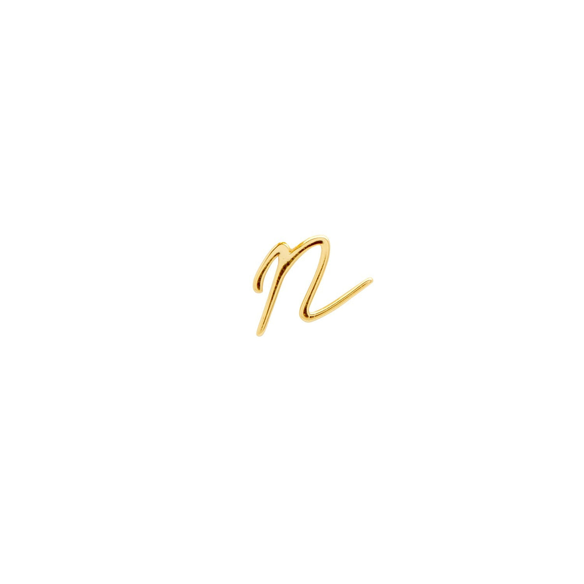 Made Mine Script Letter Bracelet (Gold) - JJ
