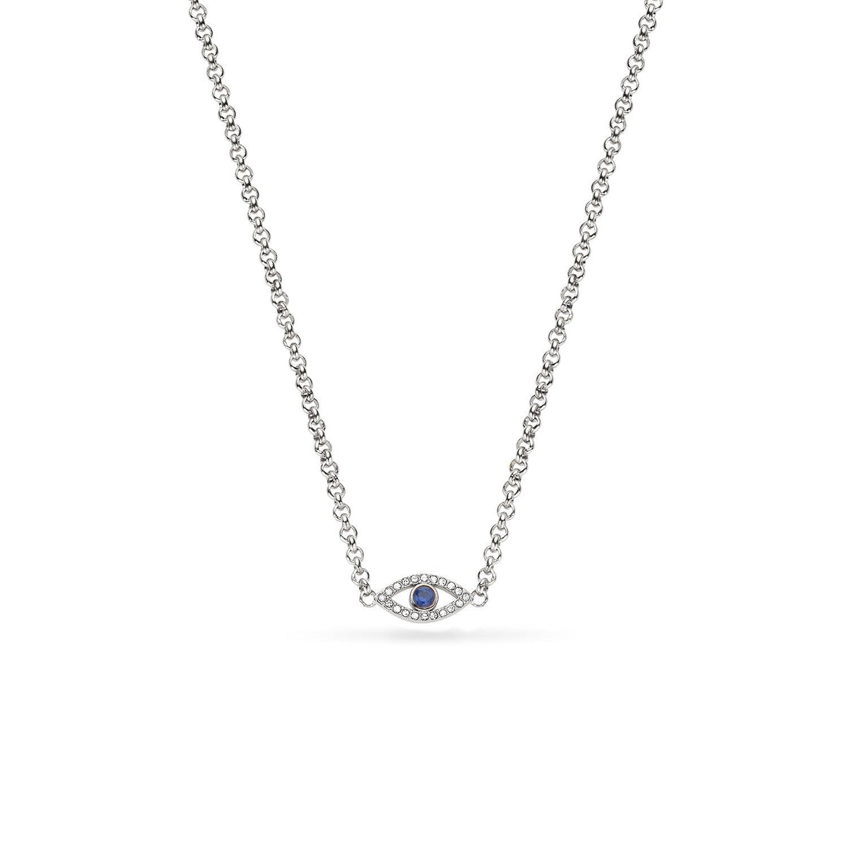 Custom Evil Eye Necklace (Silver)