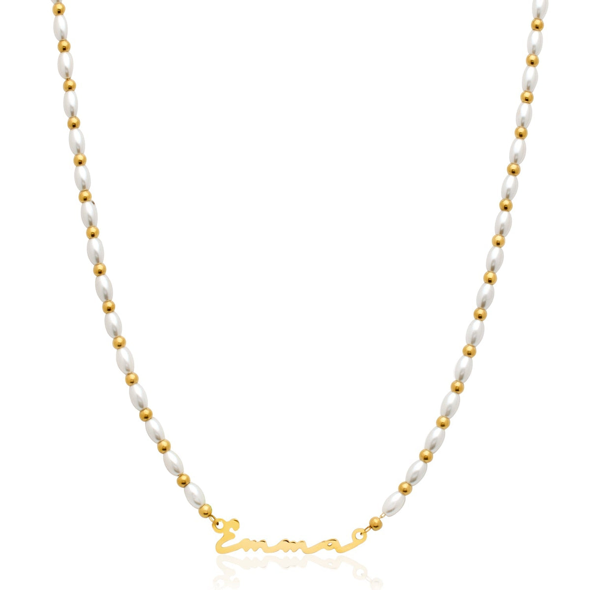 Signature Name Necklace - Gold