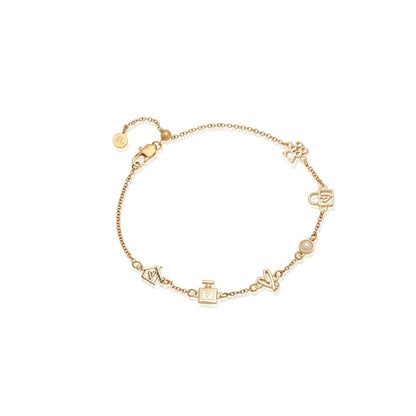 Made Mine Charm Bracelet (Gold)
