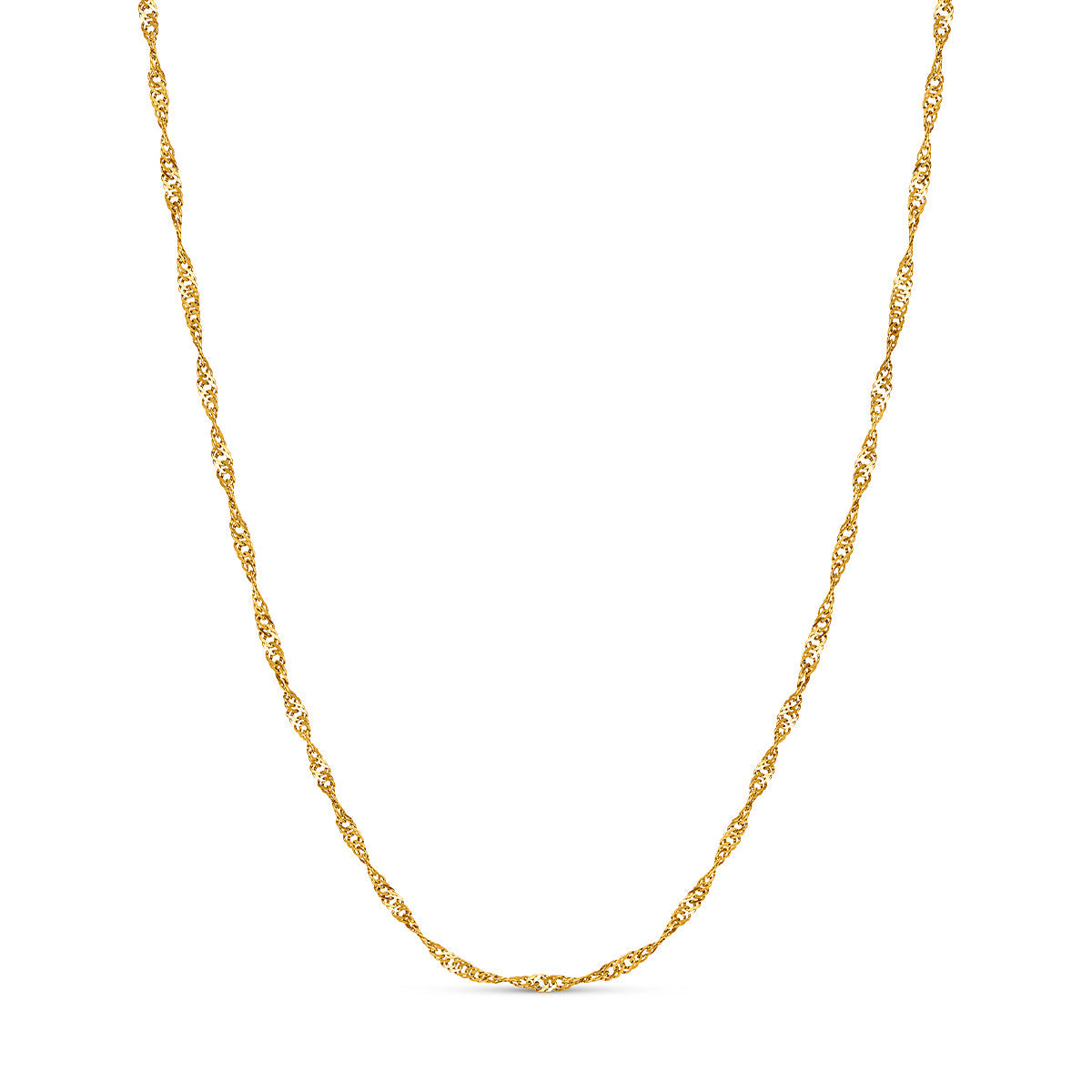 Double Heart Token Fingerprint Necklace (Gold & Silver)