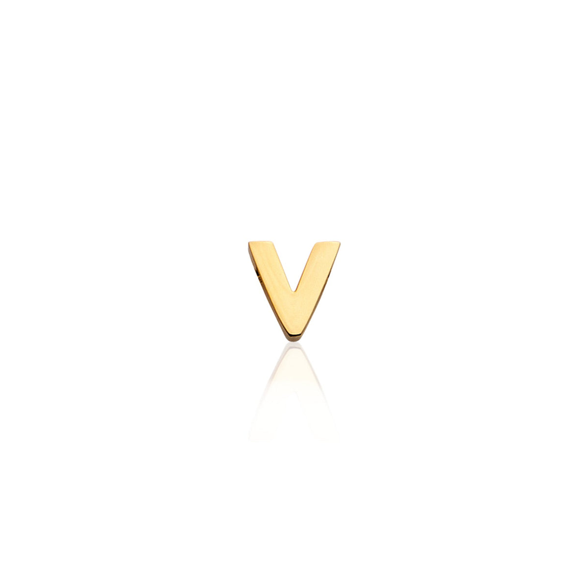Made Mine Charms - Block Initial Charm (Gold)