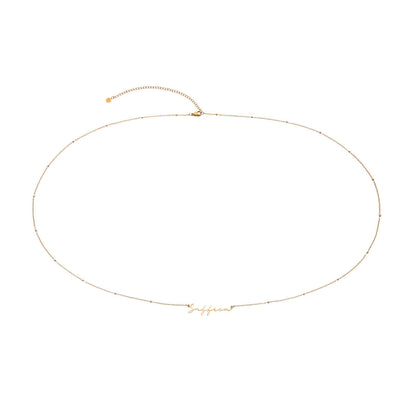 Crystal Custom Body Chain (Gold)