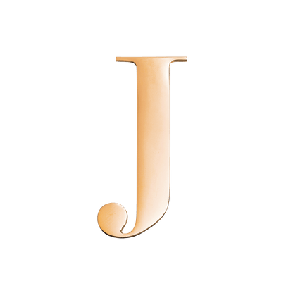 Small Metal Letter Pins (Gold)