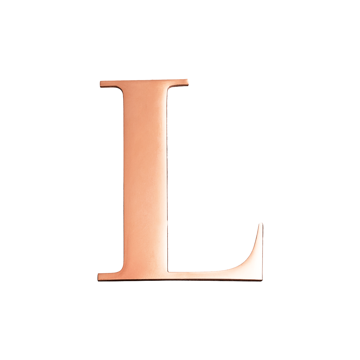Large Metal Letters - Silver