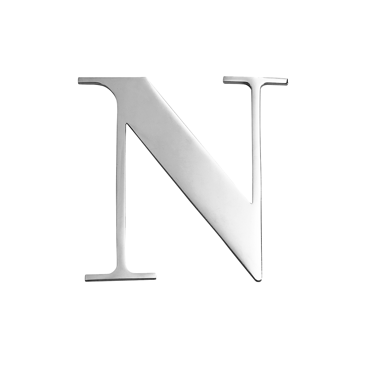 Large Metal Letters - Silver