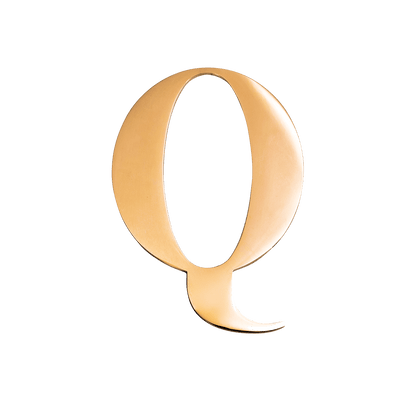 Large Metal Letters - Silver