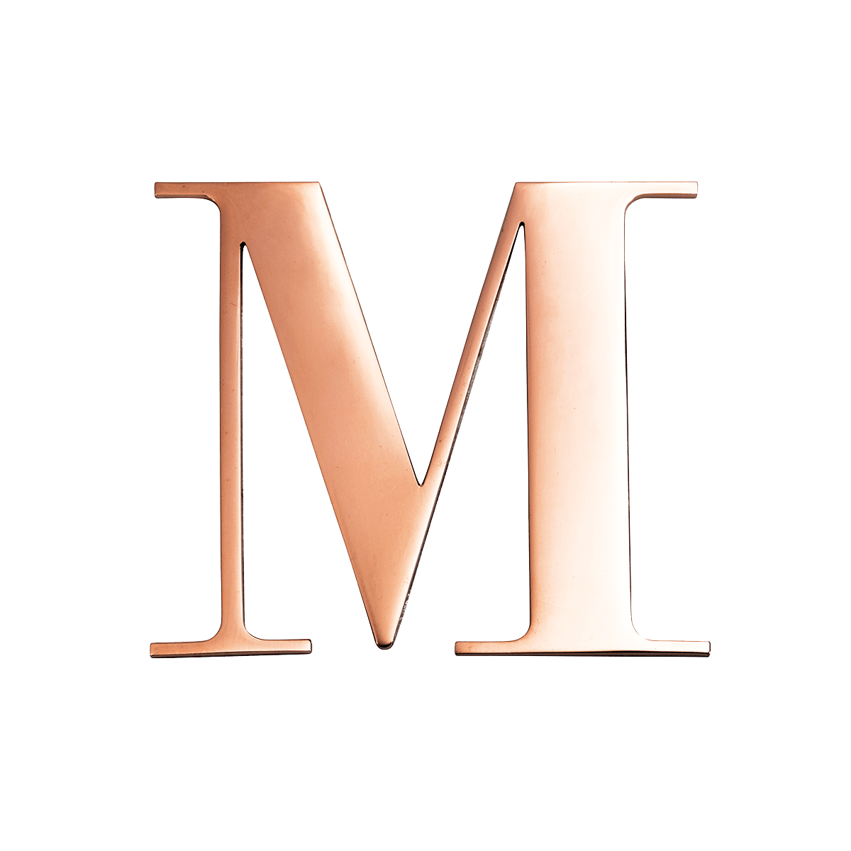 Rose Gold Small Metal Letter