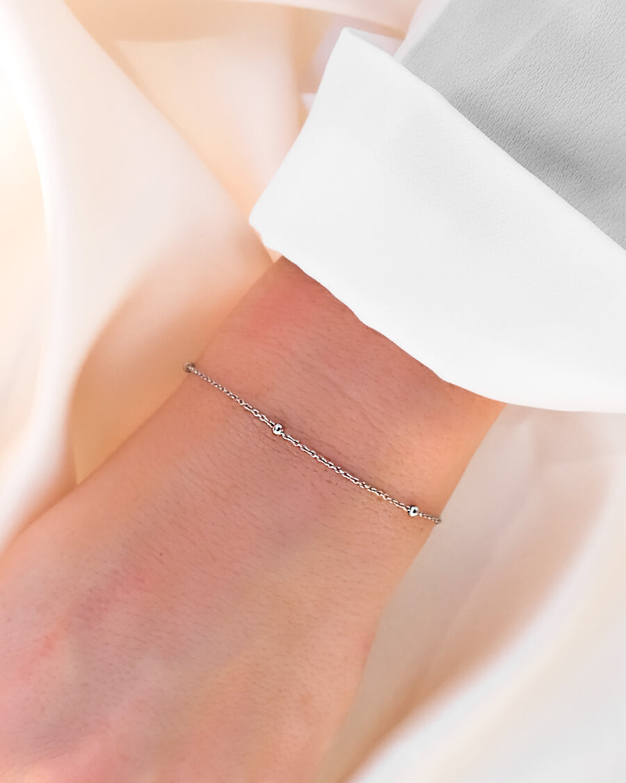 Sphere Chain Bracelet (Silver)