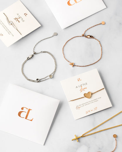 Sphere Chain Necklace 16 in (Rose Gold)