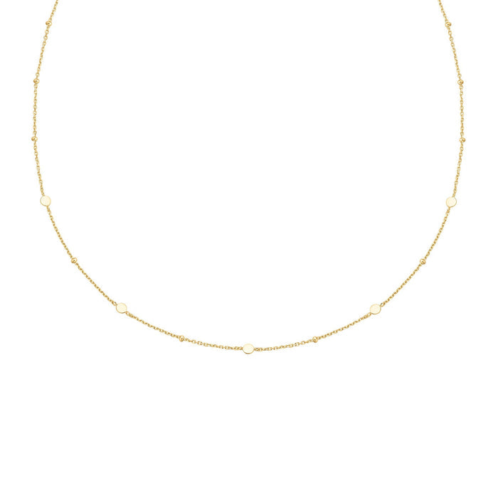 Ania Haie Gold Disc Station Necklace