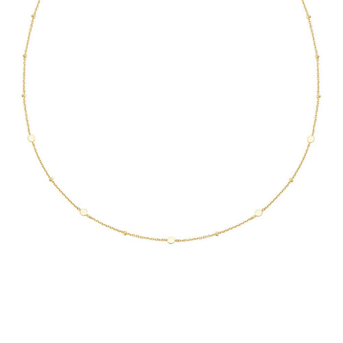 Ania Haie Gold Disc Station Necklace
