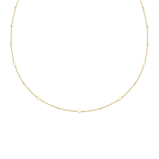 Ania Haie Gold Disc Station Necklace